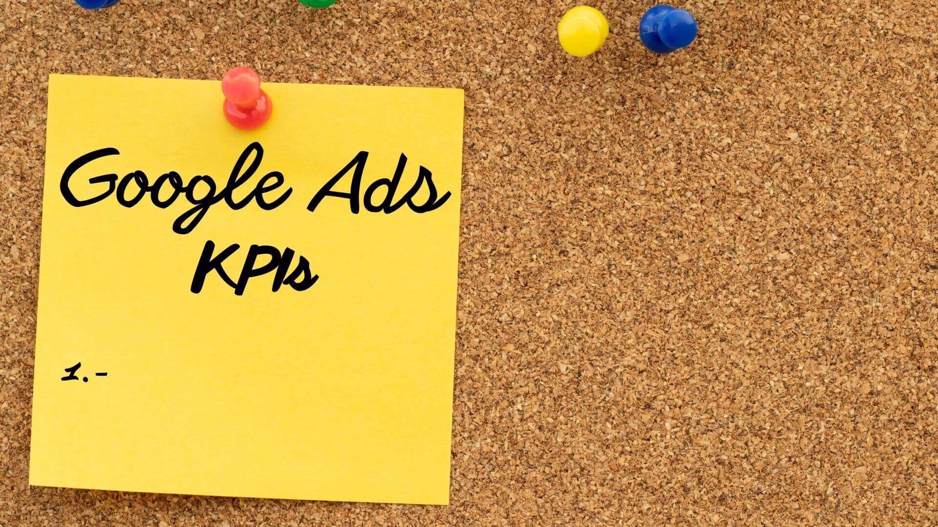 KPIs Google Ads : Los 5 principales 1 KPIs Google Ads : Los 5 principales
