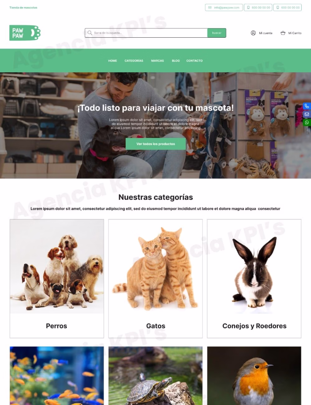 Tienda Online animales destacada