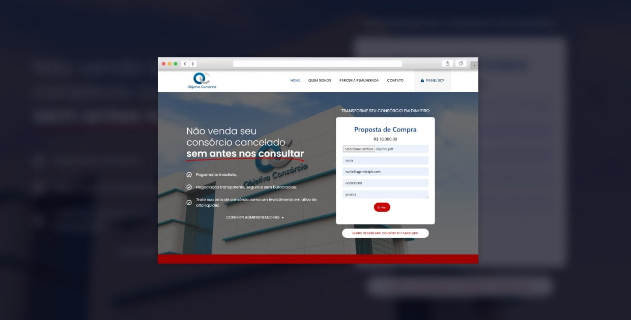 Objetiva Consórcio 1 Objetiva Consórcio